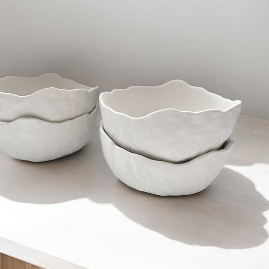 Continuous White Bowl